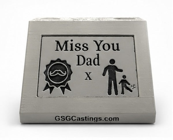 Miss You Dad Loved Family Farther Memorial Grave Garden Ornament Statue Stone