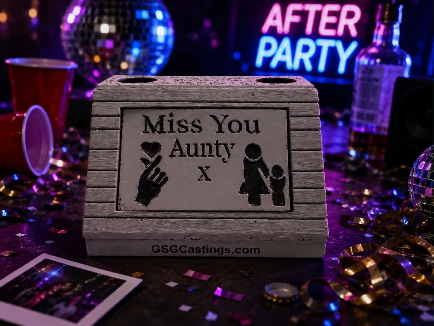Miss You Aunty Love Family & Friend Memorial Grave Garden Ornament Statue Stone