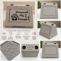 Sleepwell My Friend. Beautiful Stone Home & Garden Ornament. Personalised Detailed Memorial Concrete Statue.