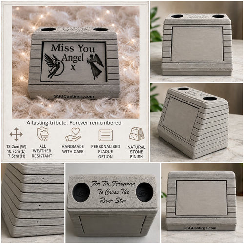 Miss You Angel Love Family & Friend Memorial Grave Garden Ornament Statue Stone